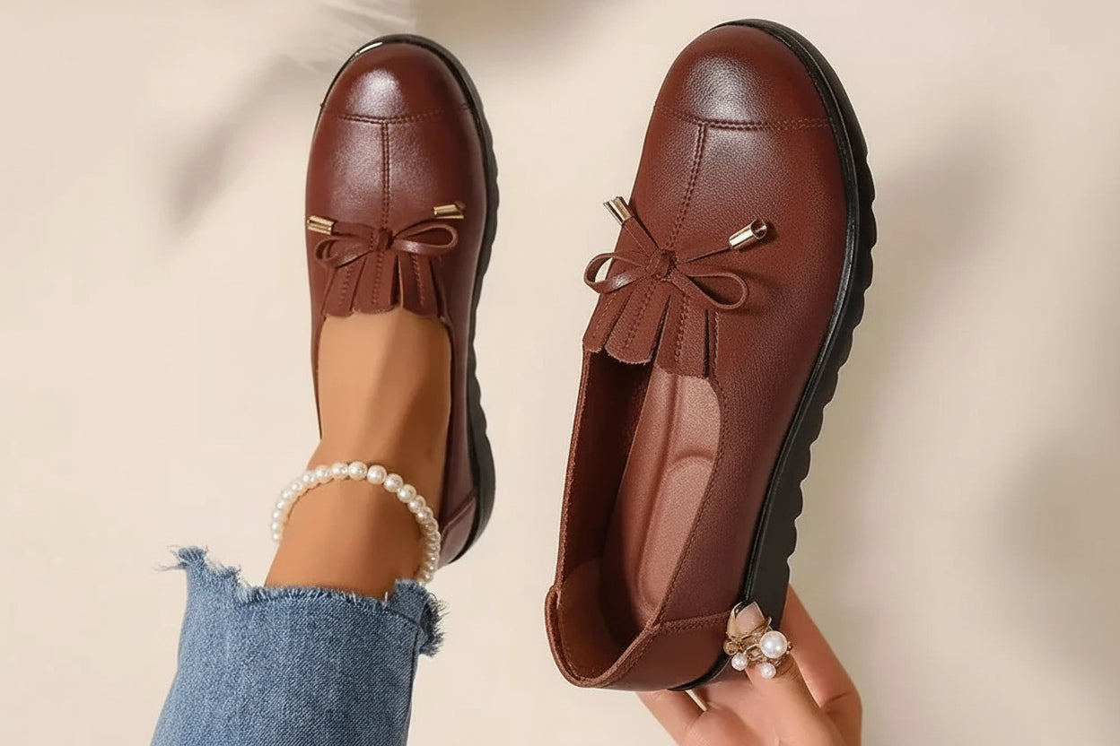 Memory Foam Leather Comfort Moccasin