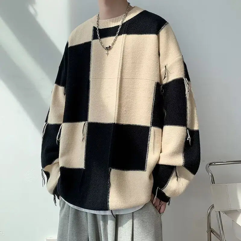 Men’s Checkered Sweater