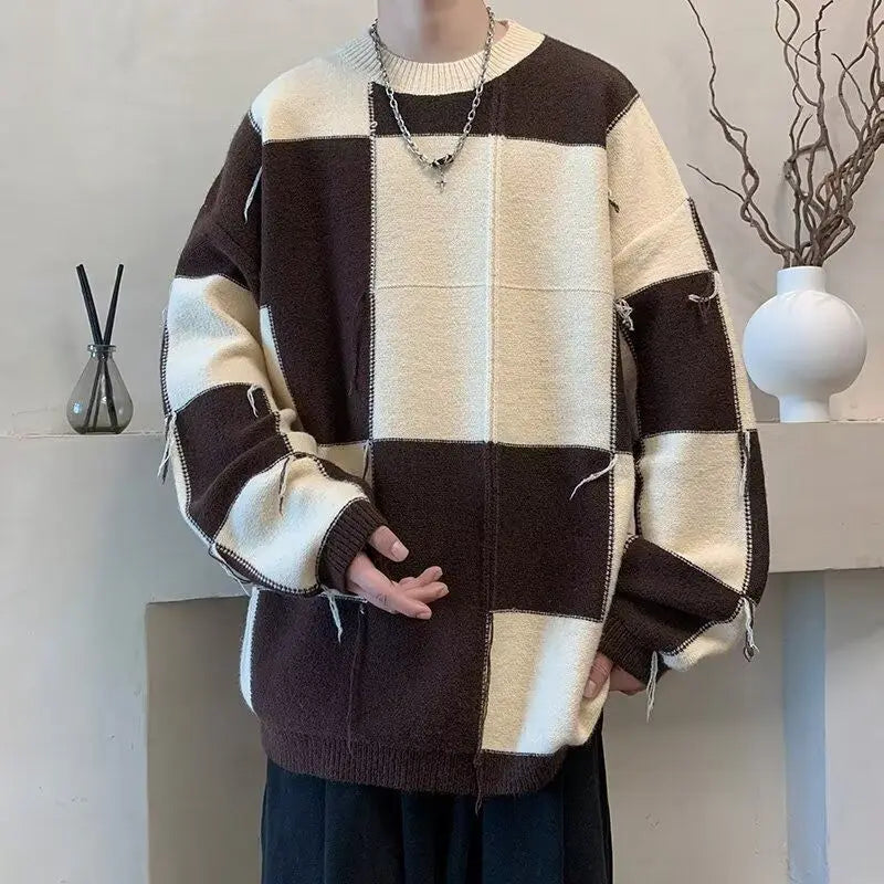 Men’s Checkered Sweater