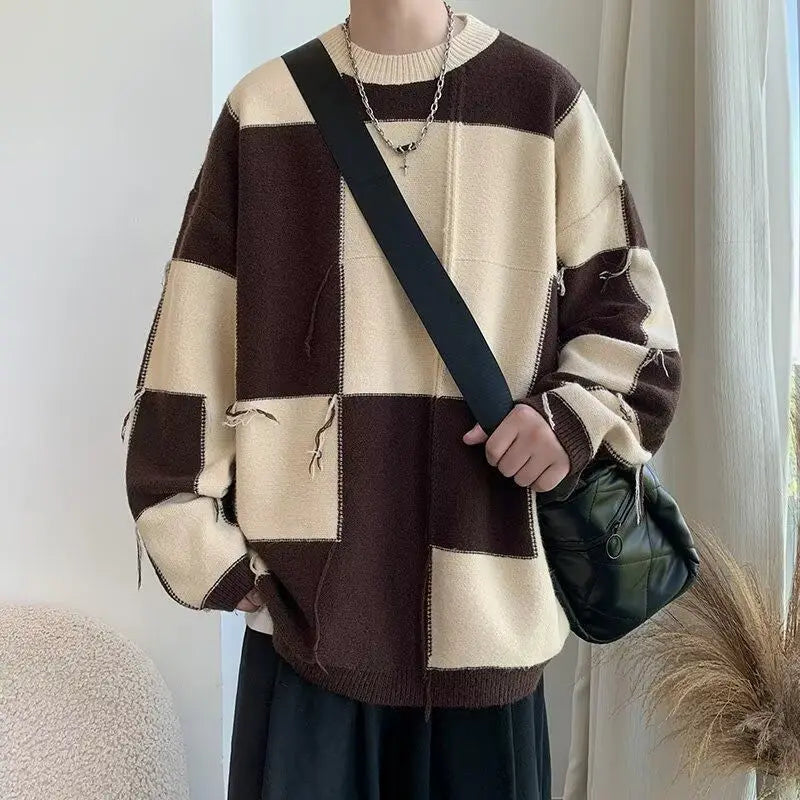 Men’s Checkered Sweater