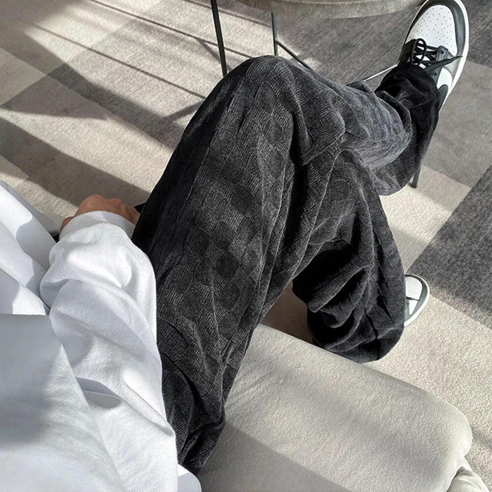 Men’s Checkered Sweatpants