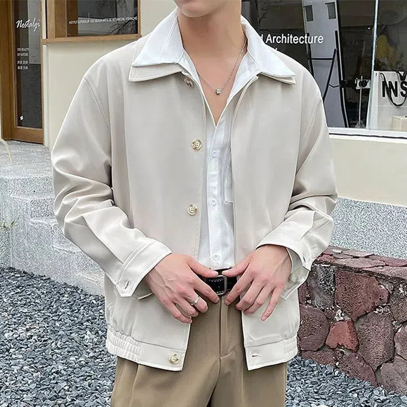 Men’s Classic Button-Up Jacket