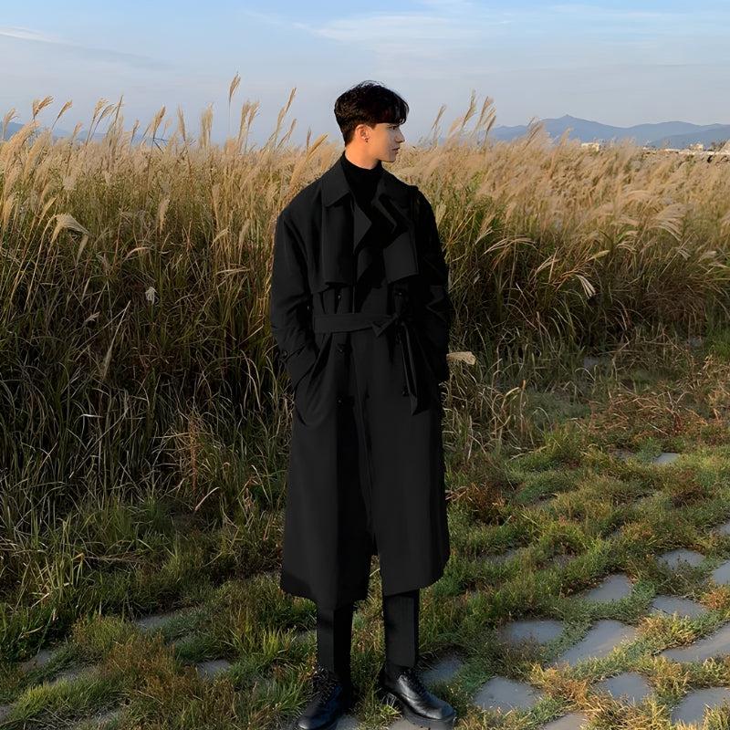 Men’s Double-Breasted Trench Coat