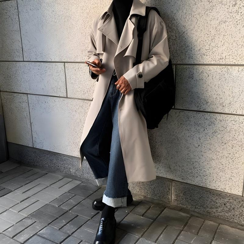 Men’s Double-Breasted Trench Coat