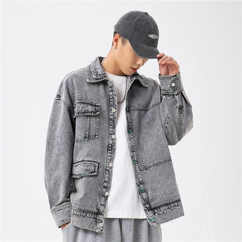 Men’s Double-Collar Denim Jacket
