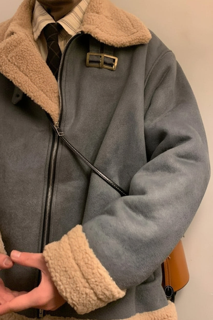 Men’s Double-Faced Zip-Up Jacket