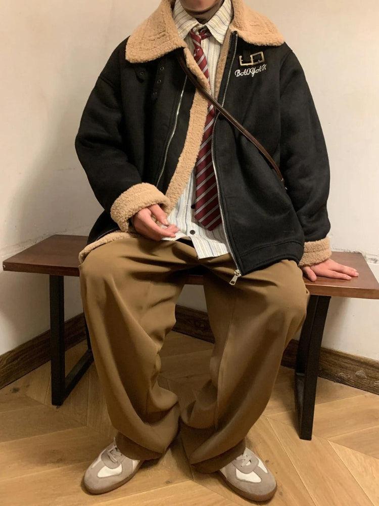 Men’s Double-Faced Zip-Up Jacket