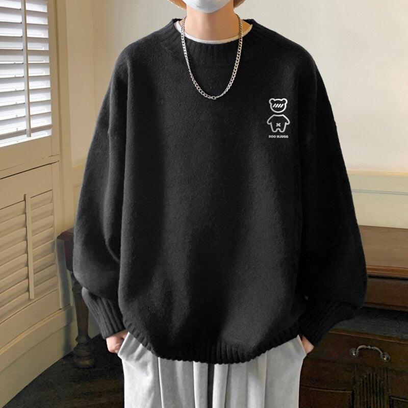 Men’s Embroidered Bear Sweater