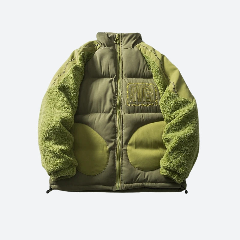 Men’s Faux-Fur Puffer Jacket