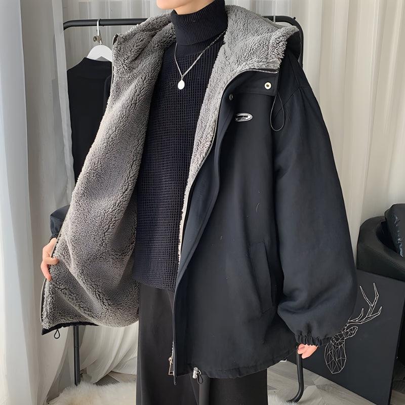Men’s Fur-Lined Hooded Jacket