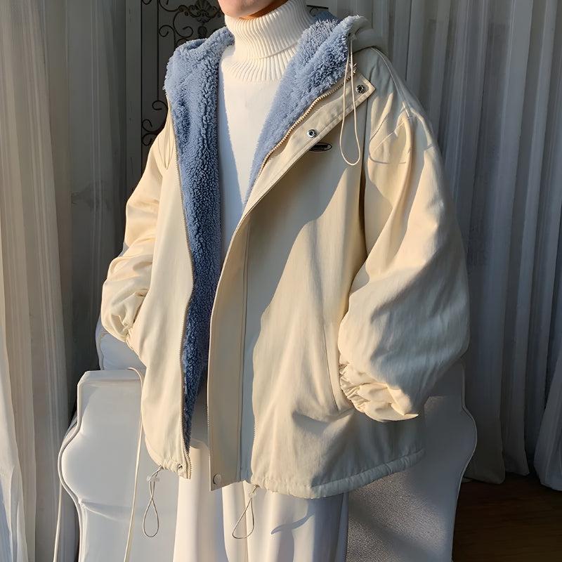 Men’s Fur-Lined Hooded Jacket