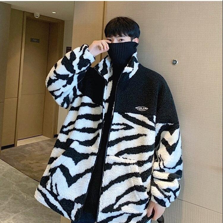 Men’s Oversized Zebra Jacket