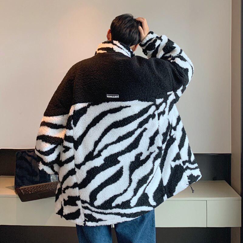 Men’s Oversized Zebra Jacket