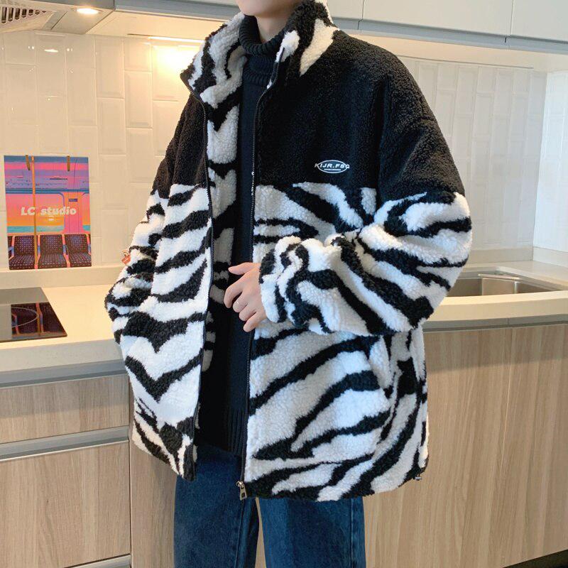 Men’s Oversized Zebra Jacket