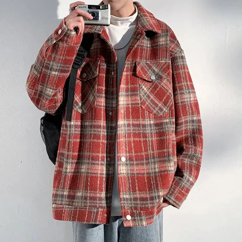 Men’s Plaid Overshirt