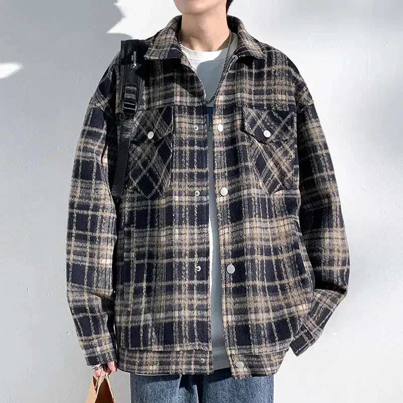 Men’s Plaid Overshirt