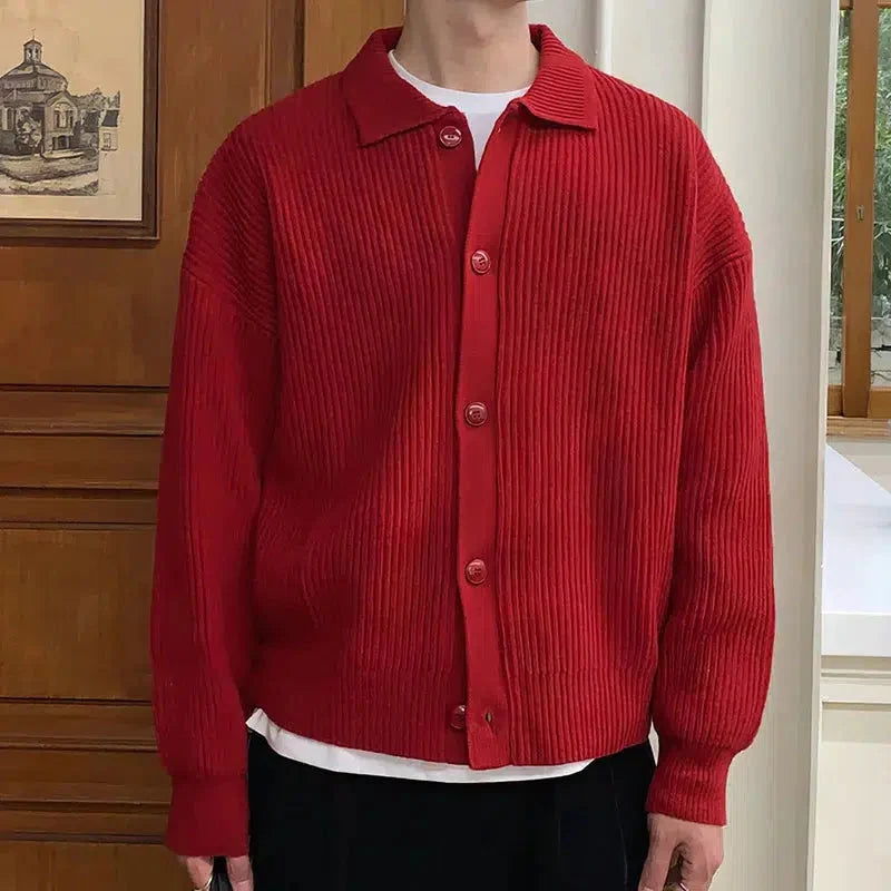Men’s Ribbed Cardigan