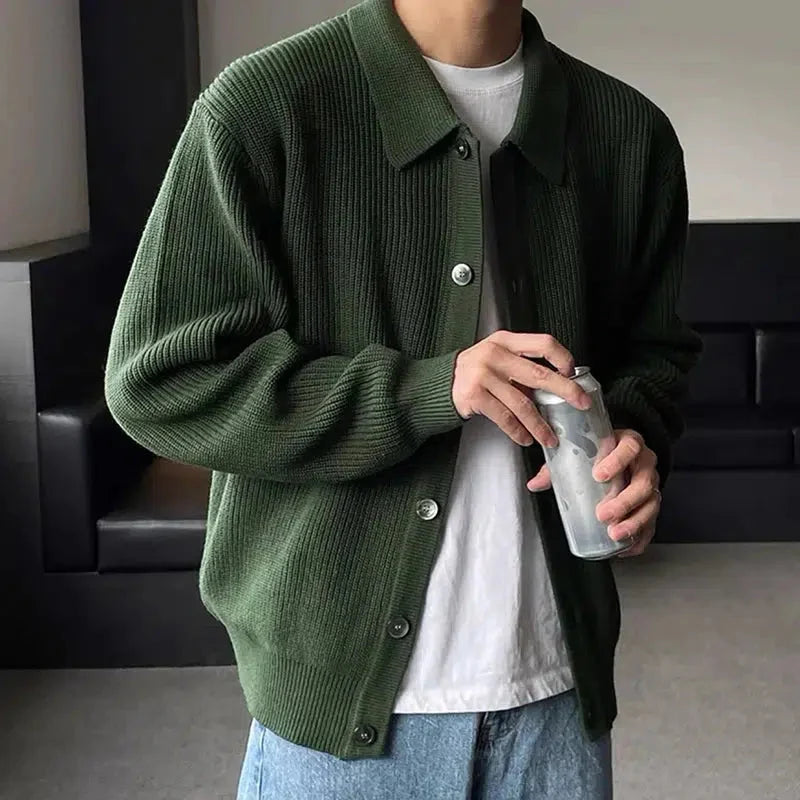 Men’s Ribbed Cardigan