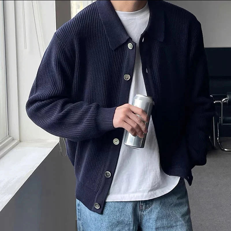 Men’s Ribbed Cardigan
