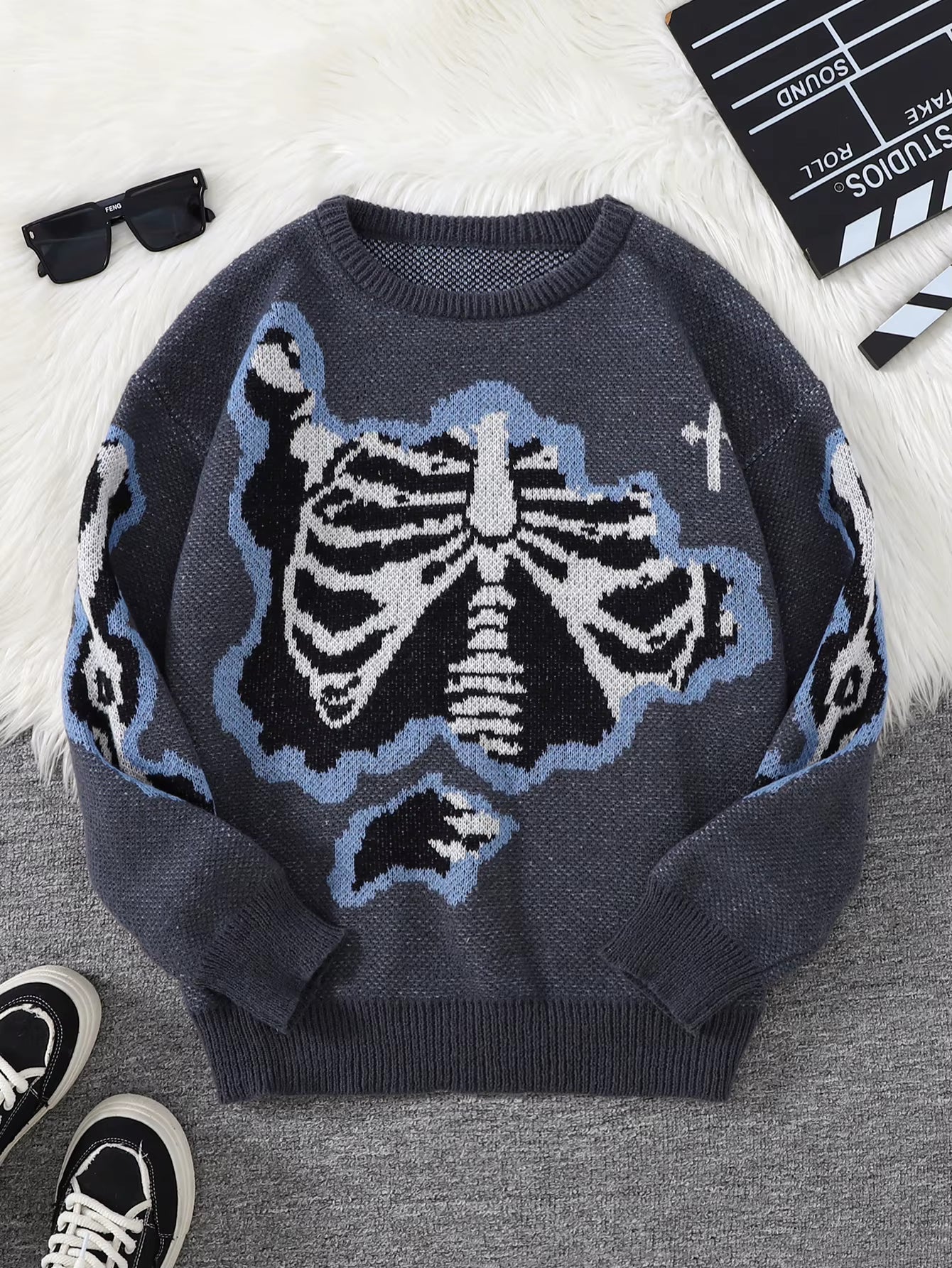 Men's Skeleton Sweater