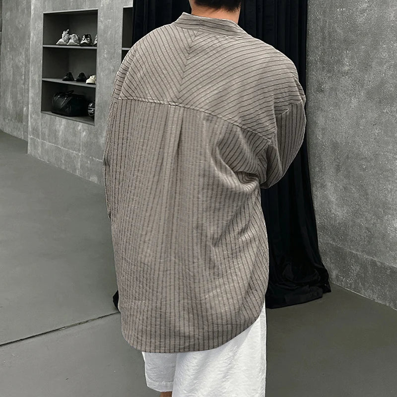 Men’s Vertical-Striped Shirt