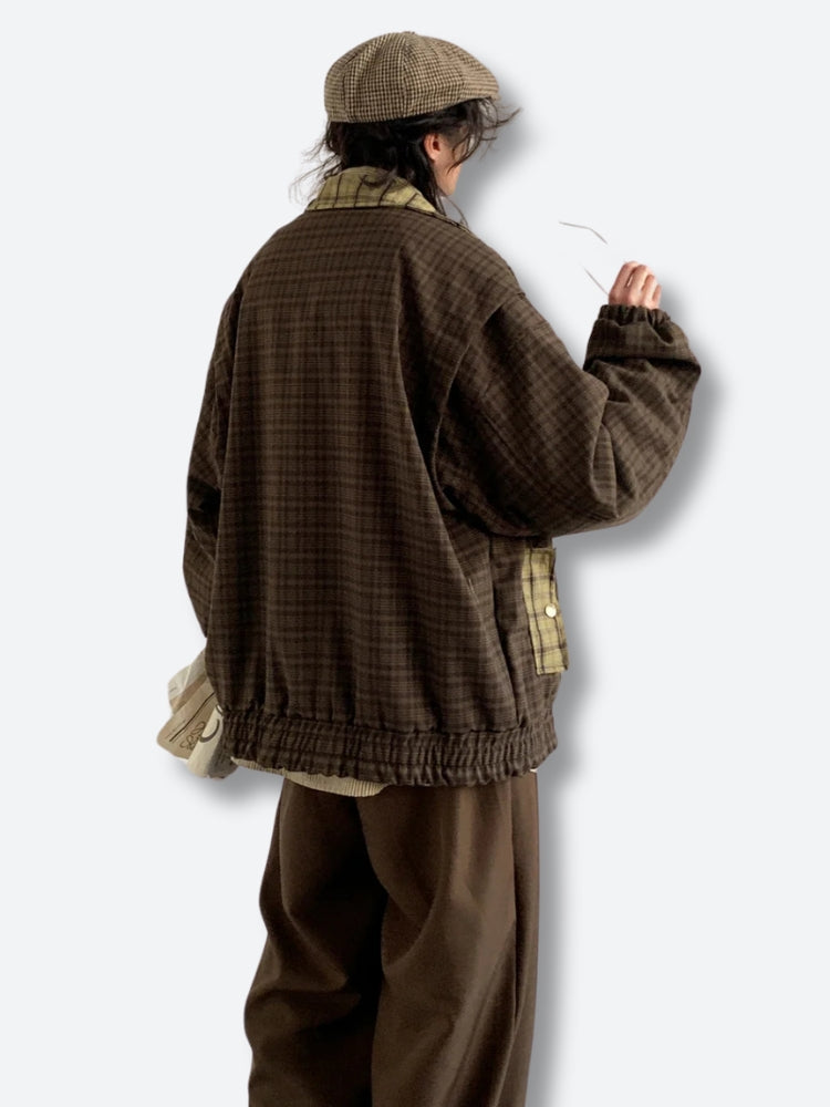 Men’s Vintage Plaid Jacket