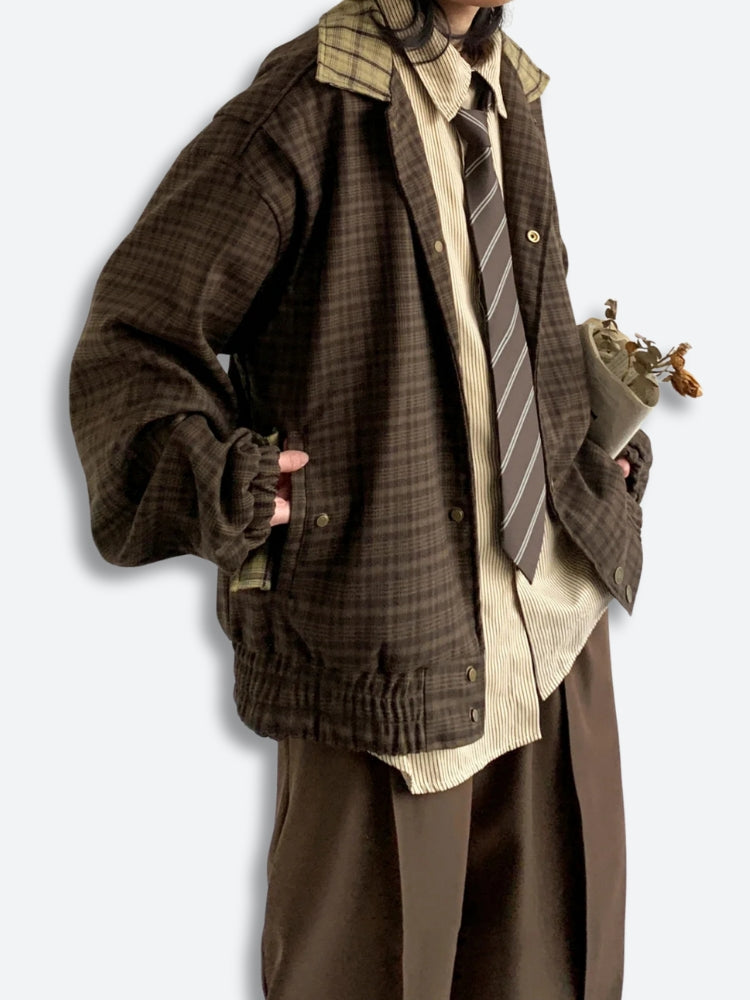 Men’s Vintage Plaid Jacket