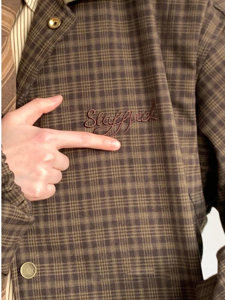 Men’s Vintage Plaid Jacket