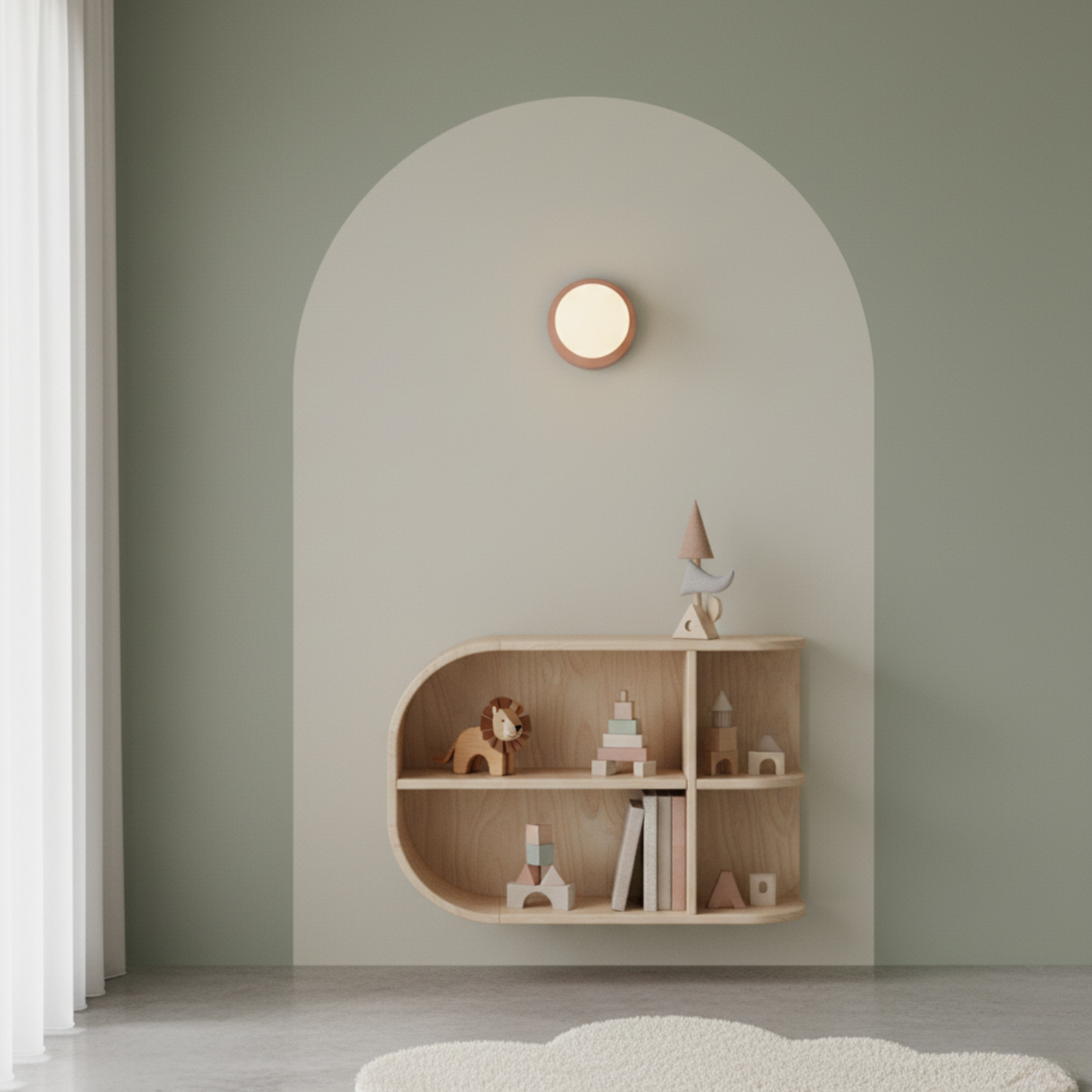 Frosted Glass Globe Wall and Ceiling Light