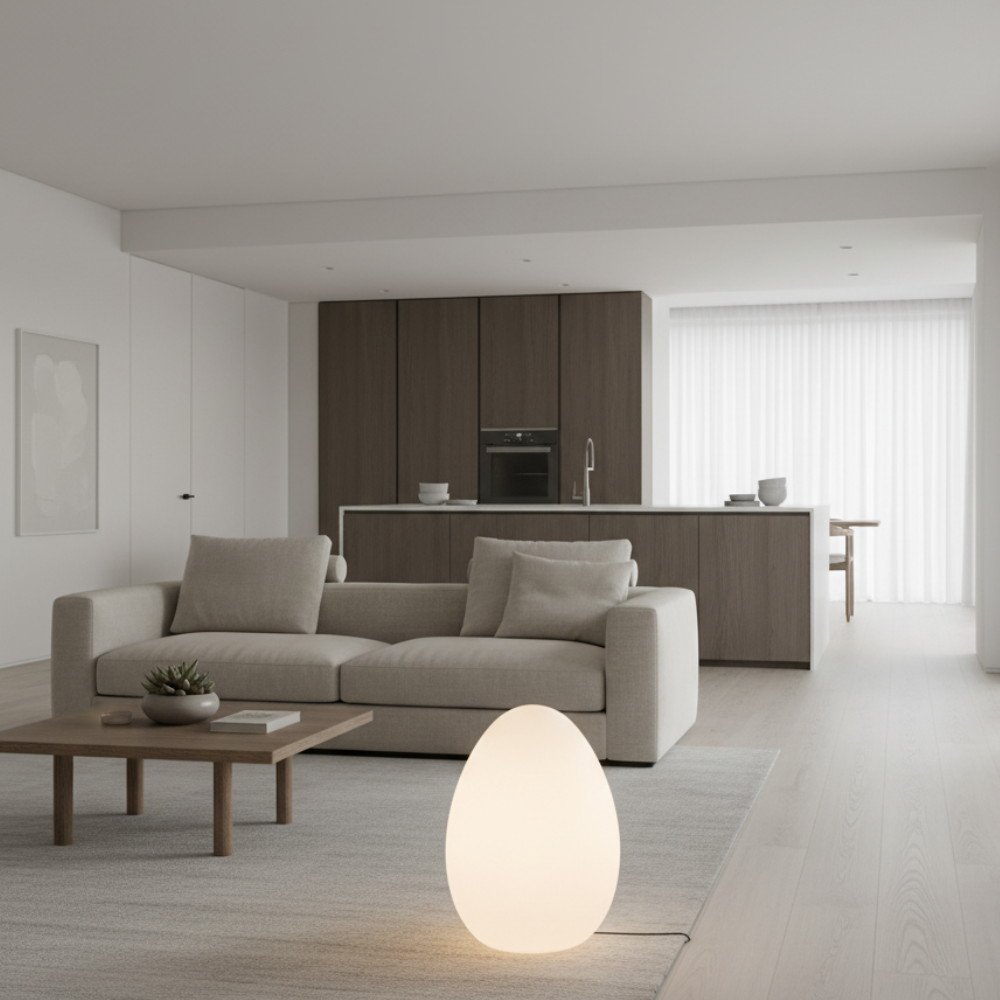 Minimalist Oval Accent Light for Living Room