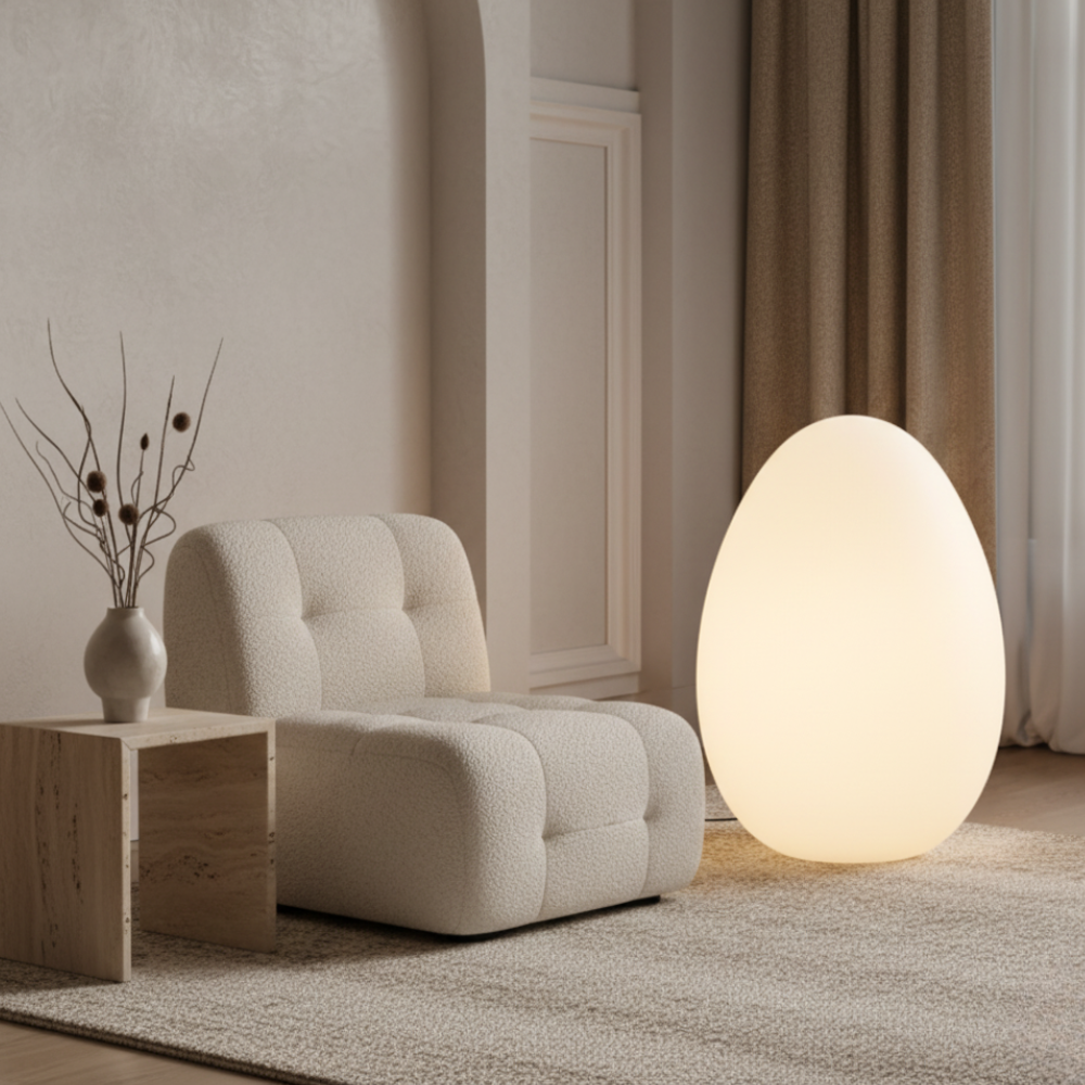 Minimalist Oval Accent Light for Living Room