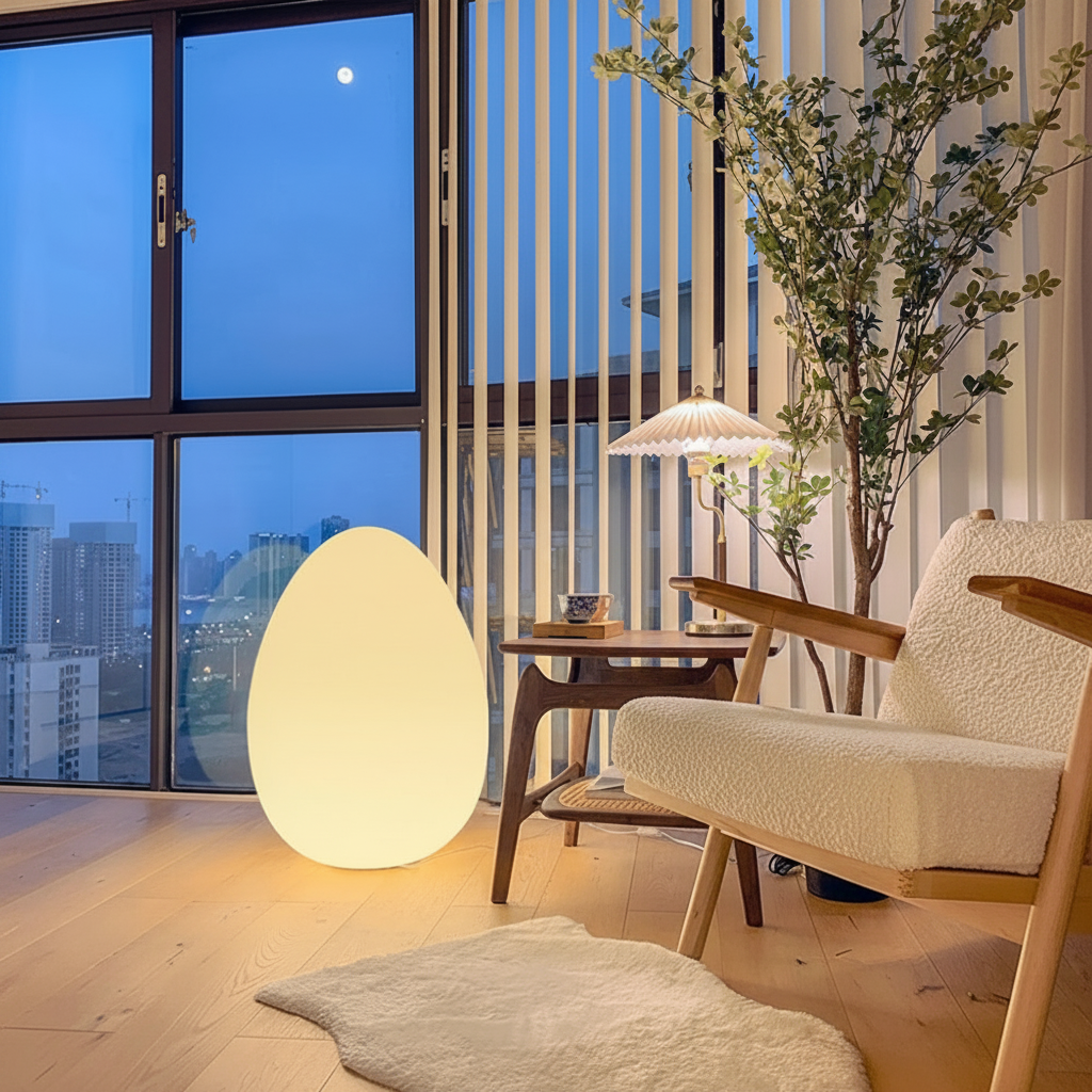 Minimalist Oval Accent Light for Living Room