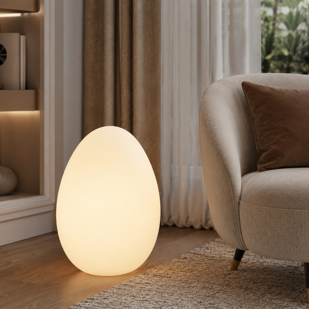 Minimalist Oval Accent Light for Living Room
