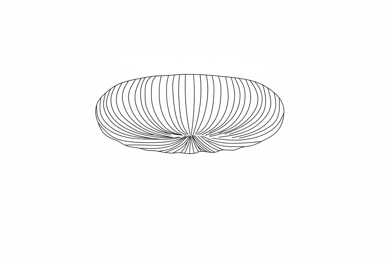 Minimalist Shell-Inspired Ceiling Light with Organic Japandi Design