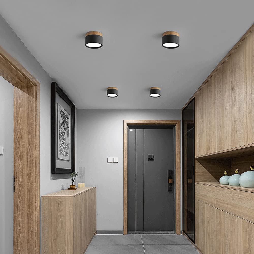 Modern Cylinder LED Flush Mount Ceiling Light with Compact Aluminium Design