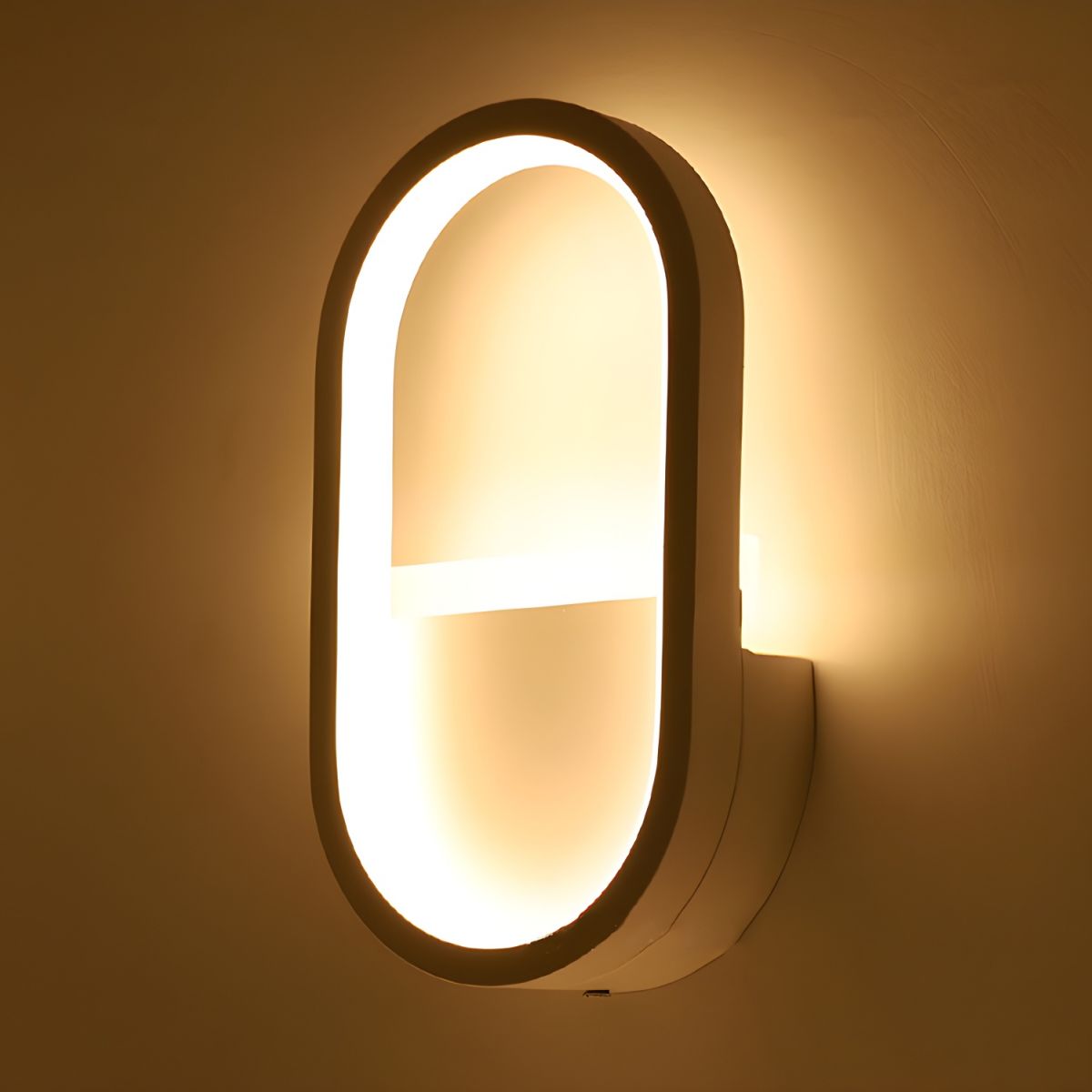 Modern Curved Geometric LED Wall Light