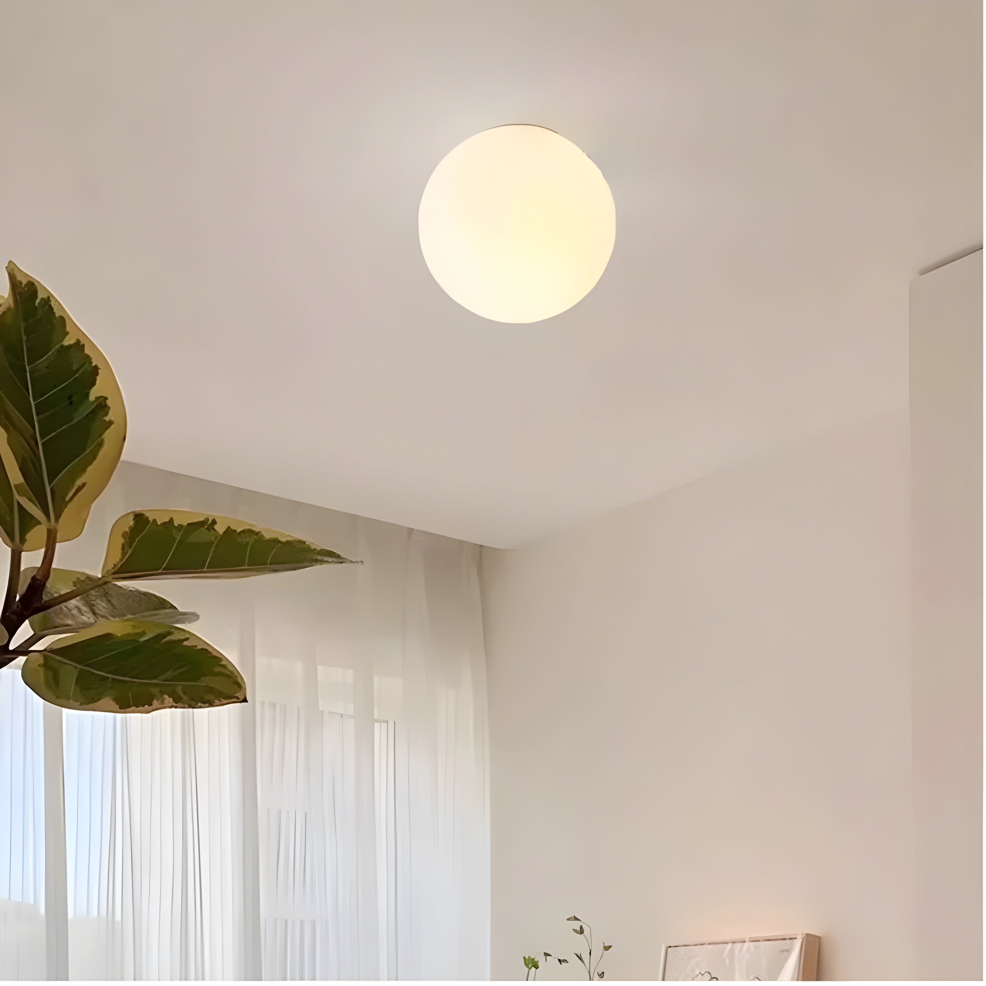 Modern Frosted Glass Wall Light
