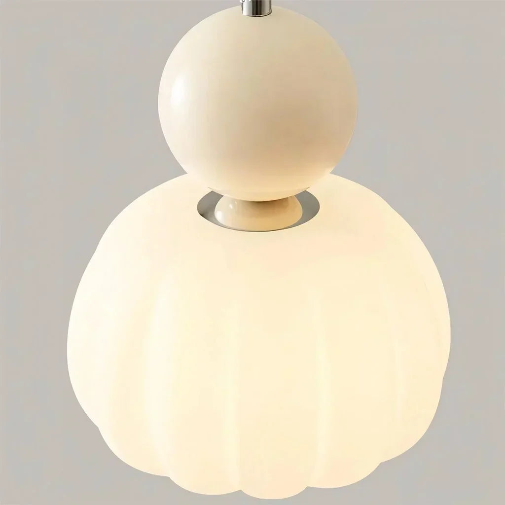 Modern Nordic LED Glass Ceiling Lamp with Adjustable Cord