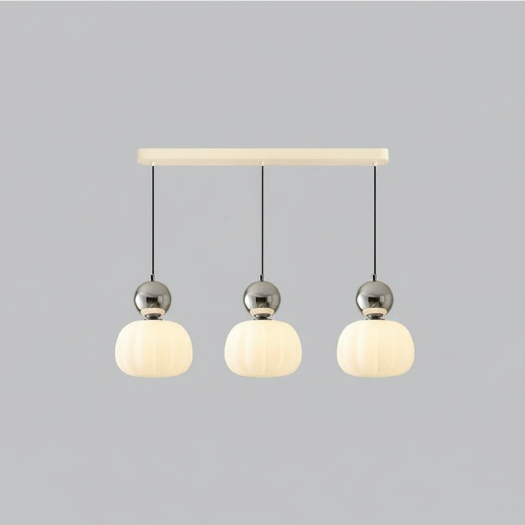 Modern Nordic LED Glass Ceiling Lamp with Adjustable Cord