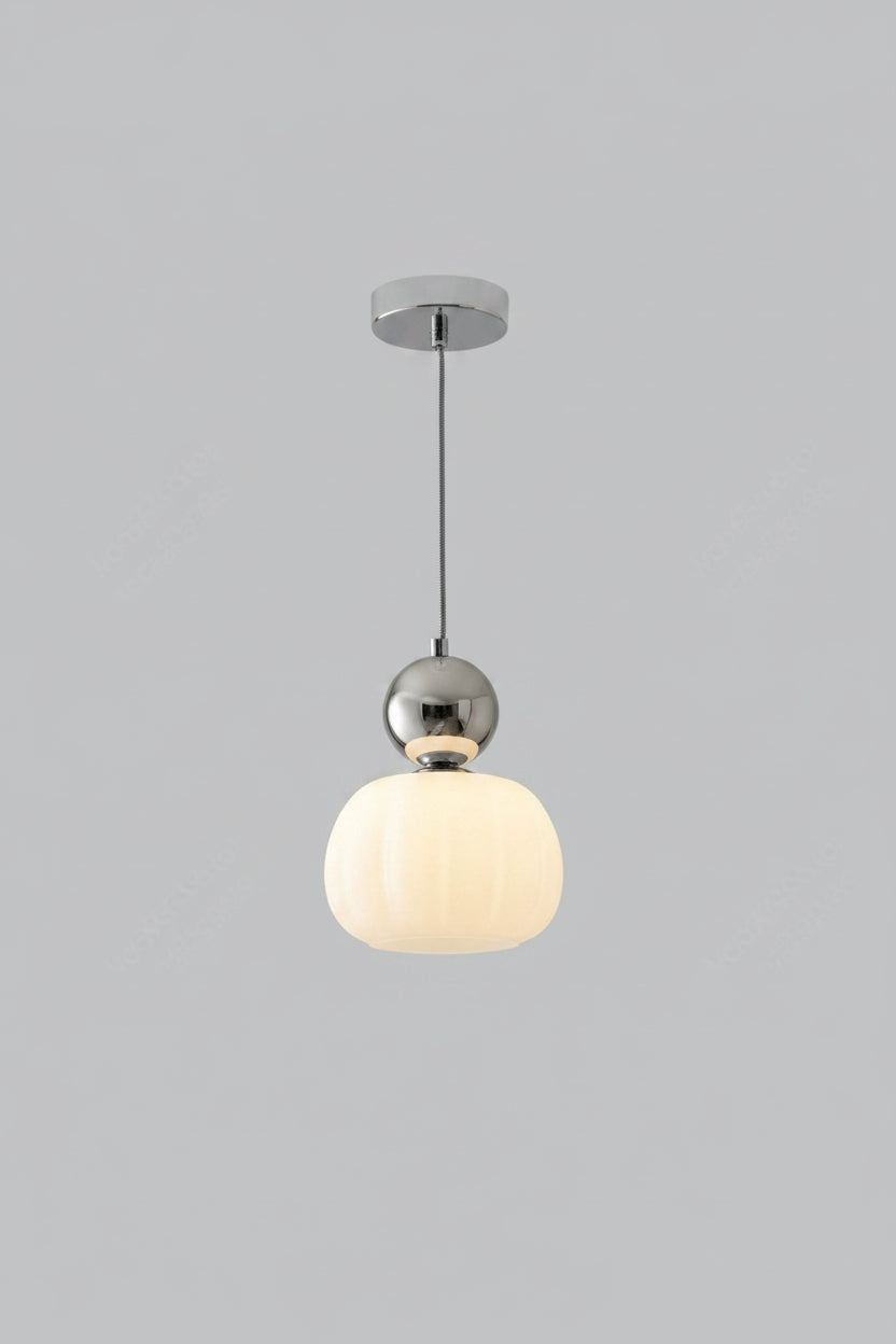 Modern Nordic LED Glass Ceiling Lamp with Adjustable Cord