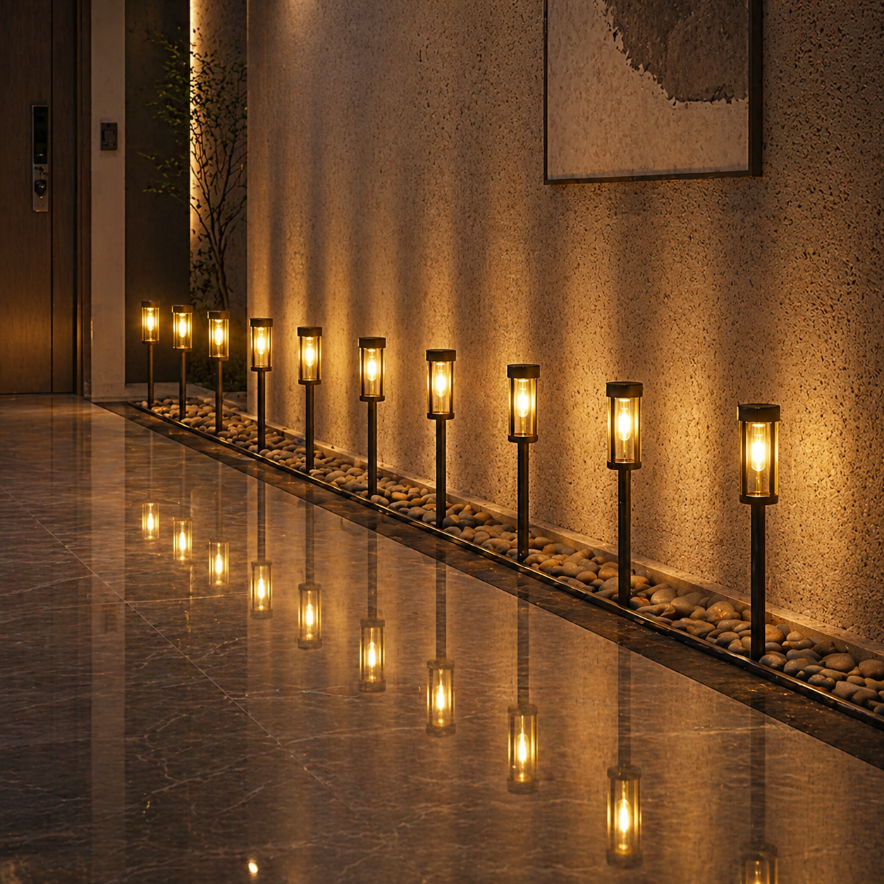 Modern Outdoor Garden Stake Lamps with Automatic Dusk-to-Dawn Lighting