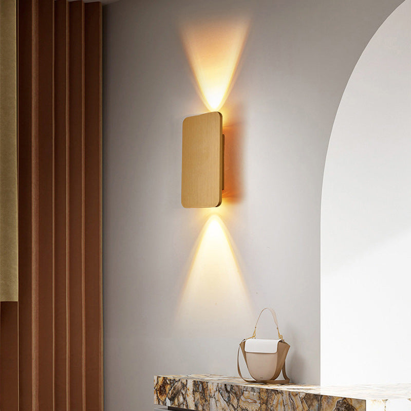 Modern Rectangular LED Indoor Wall Light