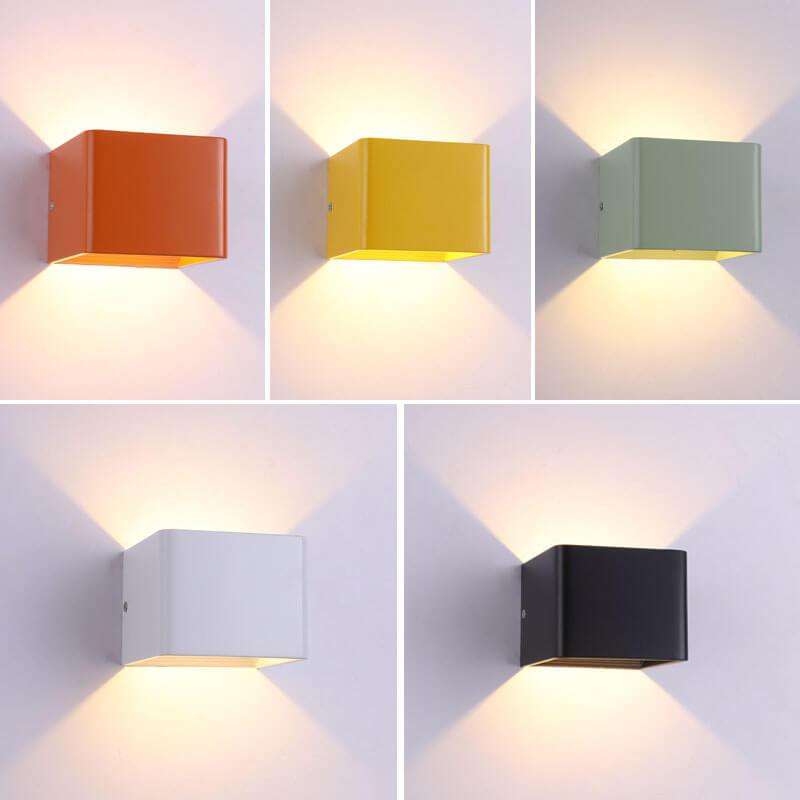Modern Square Aluminium LED Mini Wall Light