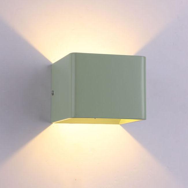 Modern Square Aluminium LED Mini Wall Light