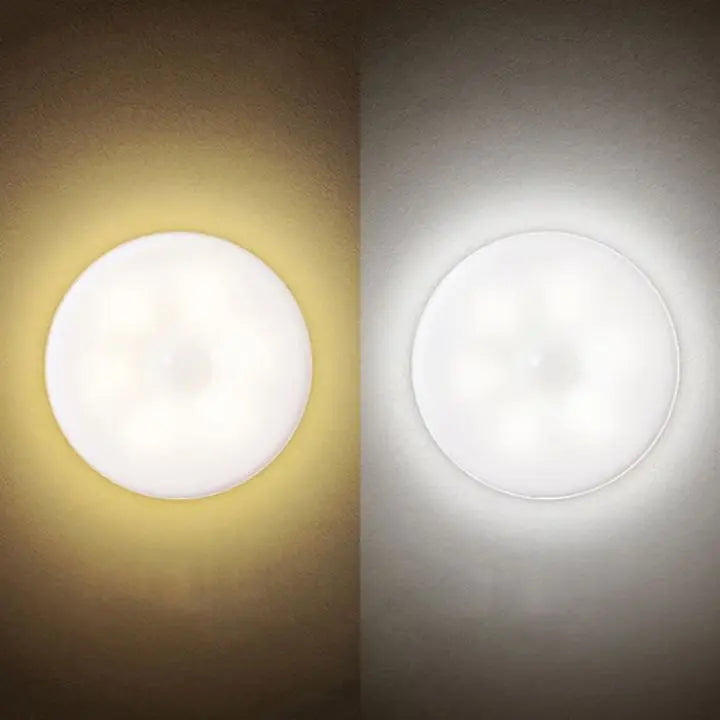 Rechargeable Motion Sensor LED Night Light with PIR Detection and USB Charging