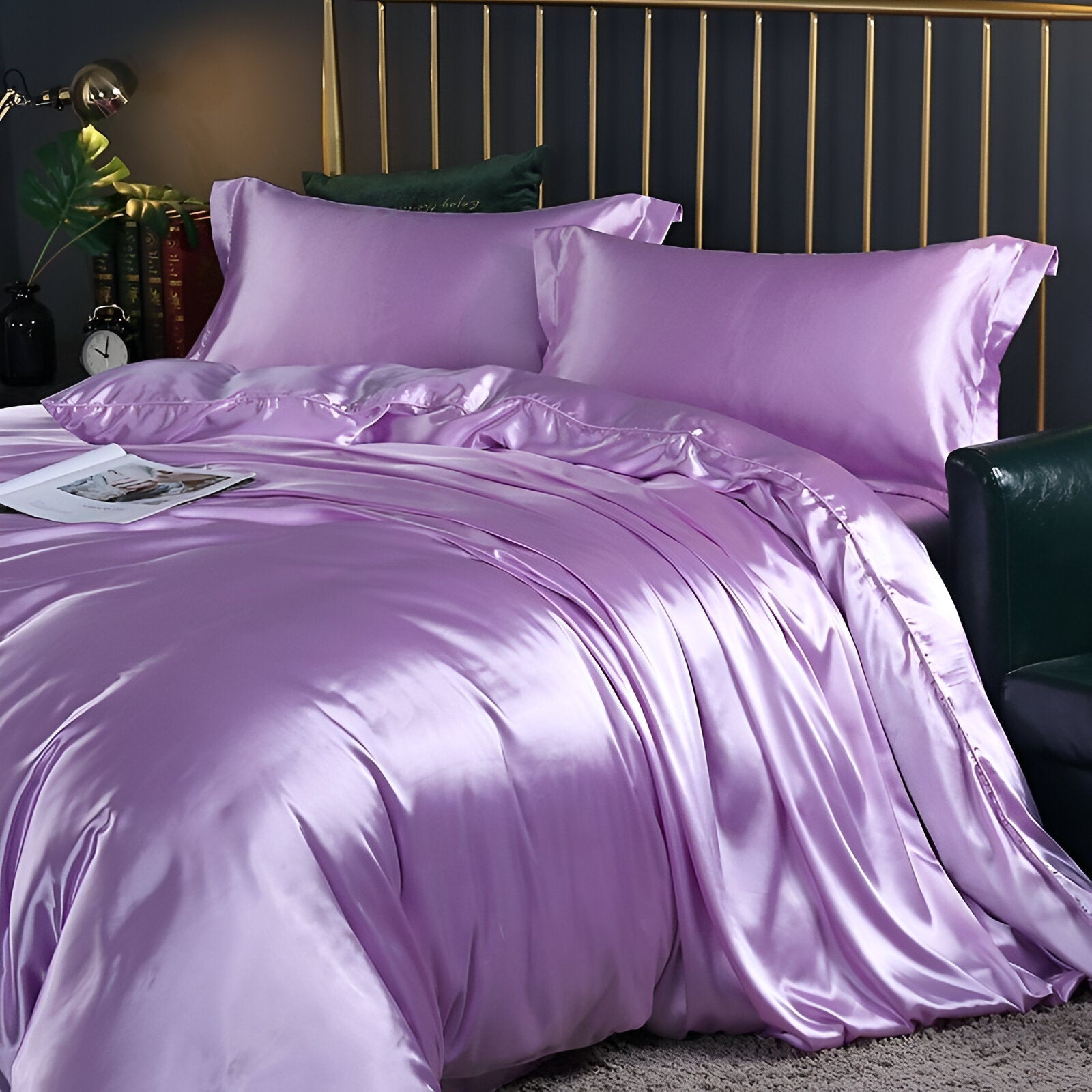 Mulberry Silk Duvet Cover with Breathable Temperature-Regulating Design