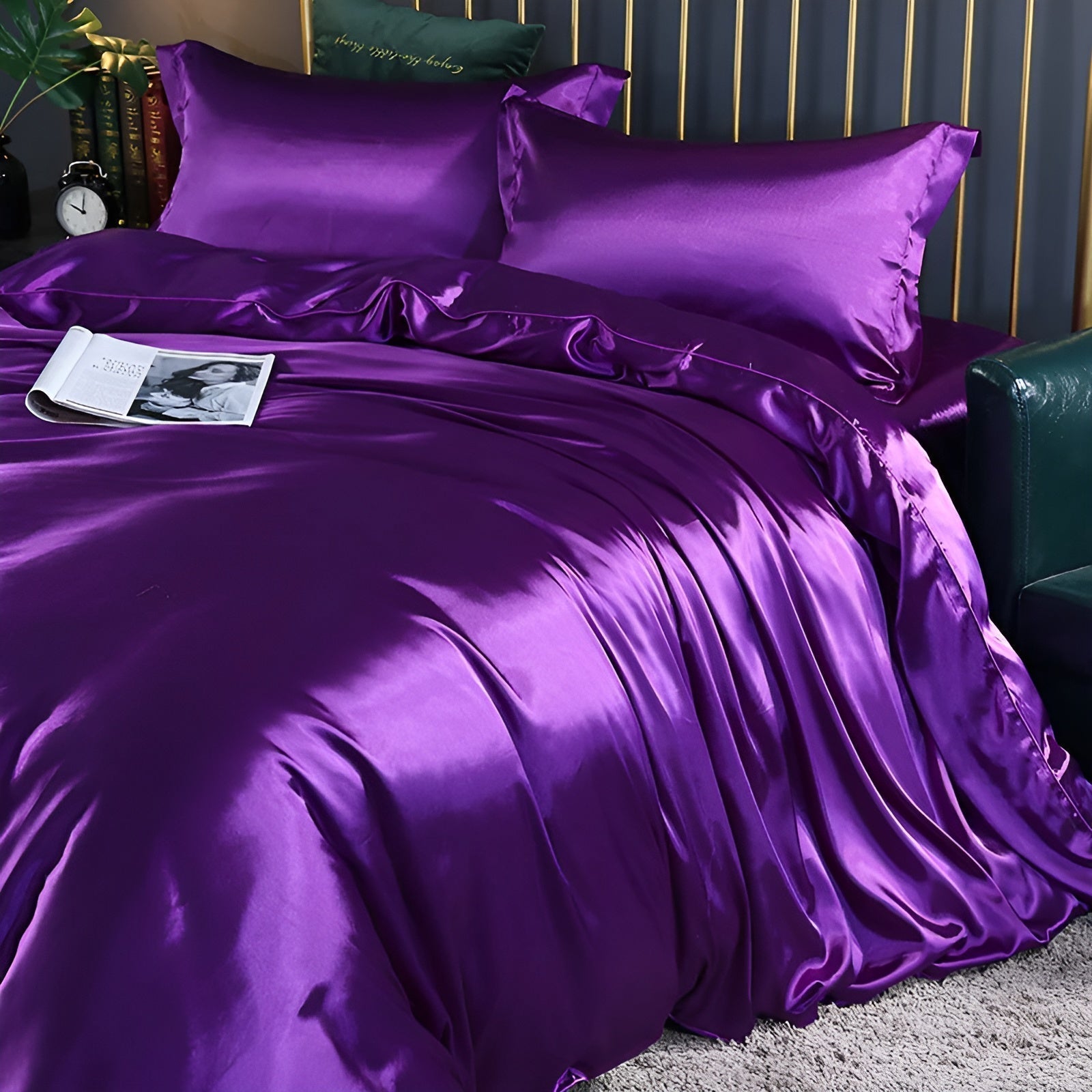 Mulberry Silk Duvet Cover with Breathable Temperature-Regulating Design