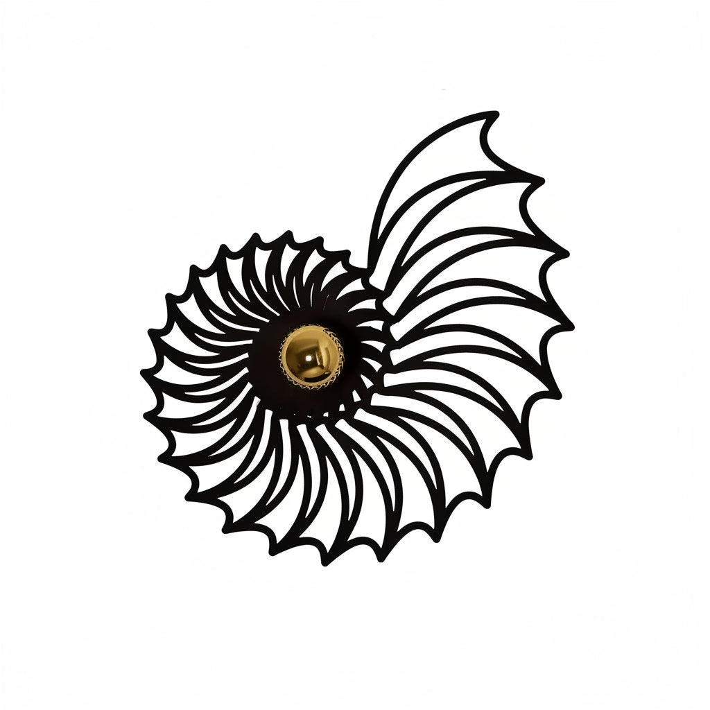 Nautilus Shell Decorative LED Wall Light