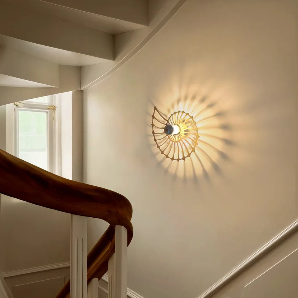 Nautilus Shell Decorative LED Wall Light
