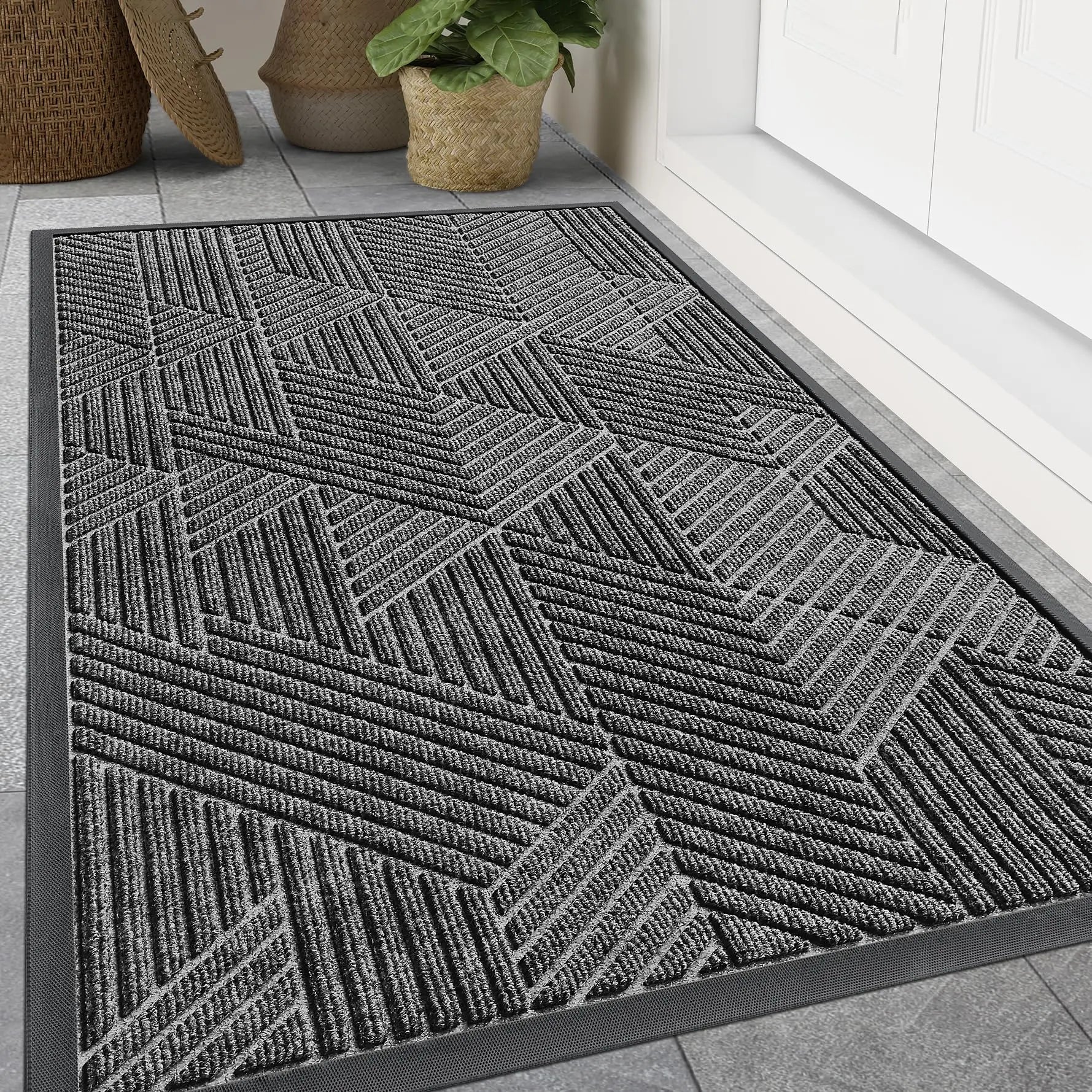 Non-Slip Absorbent Indoor and Outdoor Door Mat